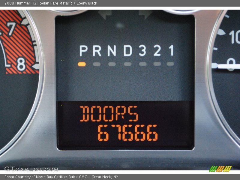 Solar Flare Metallic / Ebony Black 2008 Hummer H3