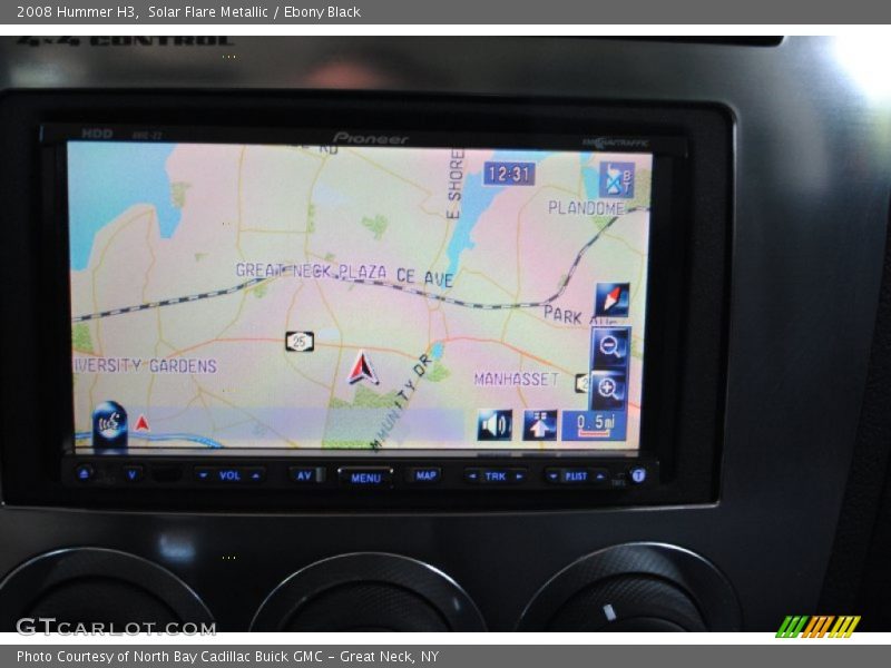 Solar Flare Metallic / Ebony Black 2008 Hummer H3