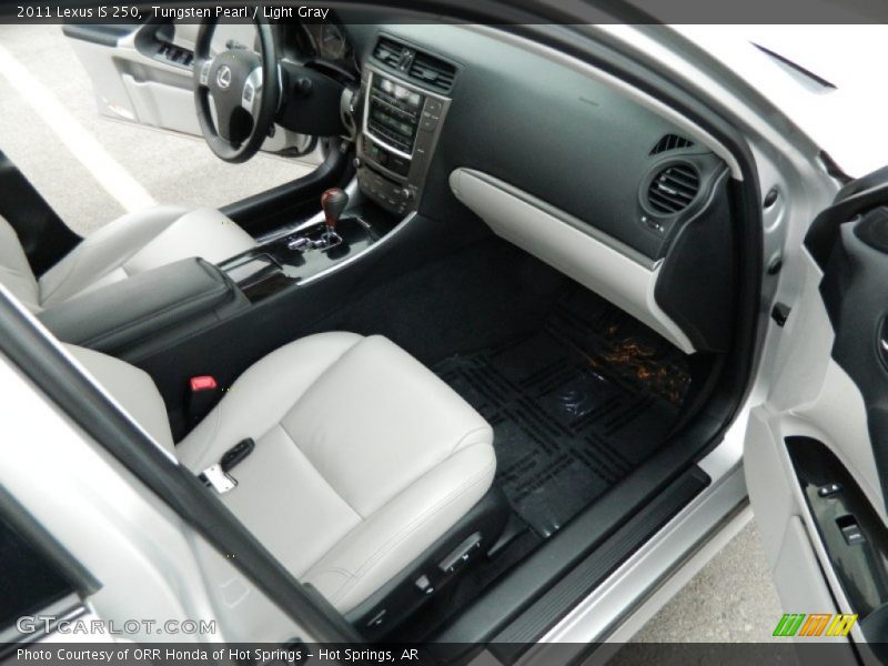 Tungsten Pearl / Light Gray 2011 Lexus IS 250