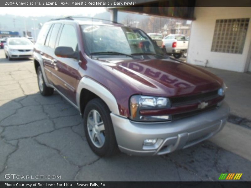 Majestic Red Metallic / Dark Pewter 2004 Chevrolet TrailBlazer LT 4x4