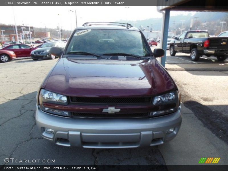 Majestic Red Metallic / Dark Pewter 2004 Chevrolet TrailBlazer LT 4x4