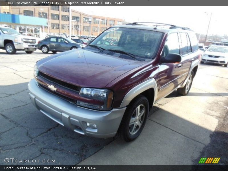 Majestic Red Metallic / Dark Pewter 2004 Chevrolet TrailBlazer LT 4x4