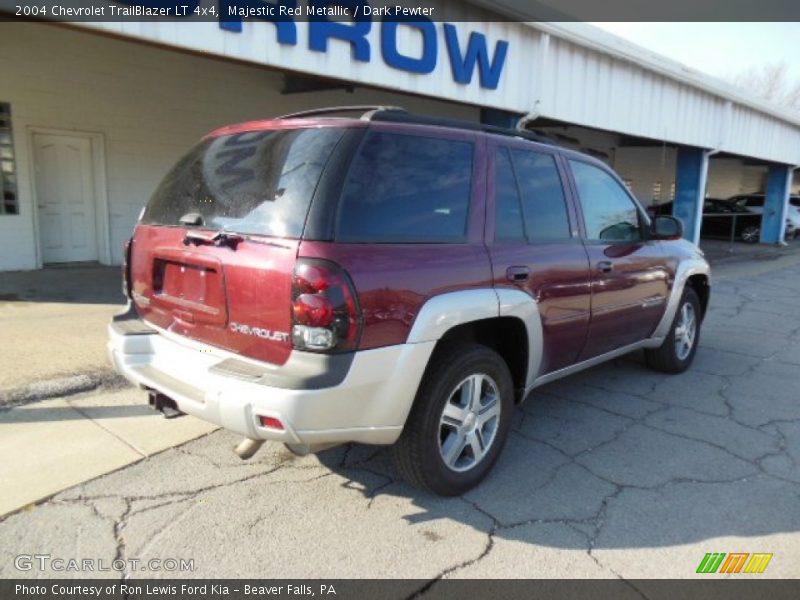 Majestic Red Metallic / Dark Pewter 2004 Chevrolet TrailBlazer LT 4x4
