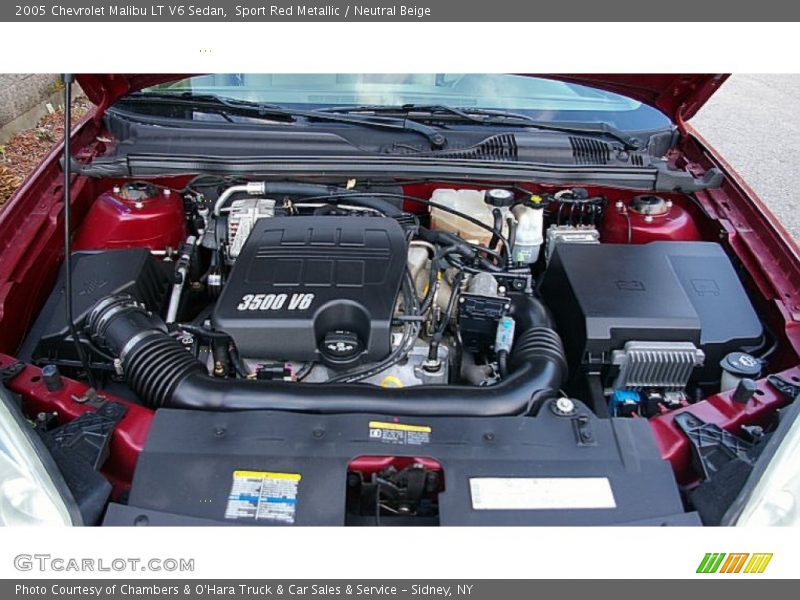 Sport Red Metallic / Neutral Beige 2005 Chevrolet Malibu LT V6 Sedan