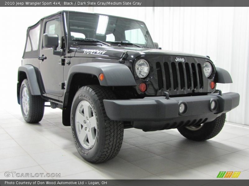 Black / Dark Slate Gray/Medium Slate Gray 2010 Jeep Wrangler Sport 4x4