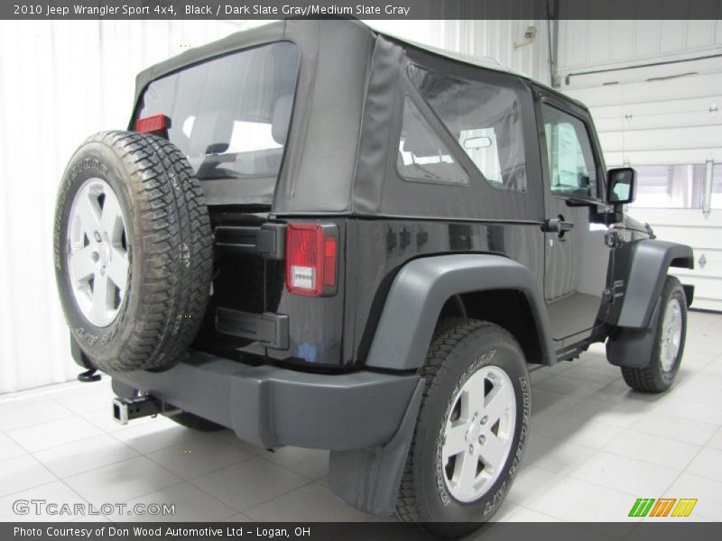 Black / Dark Slate Gray/Medium Slate Gray 2010 Jeep Wrangler Sport 4x4