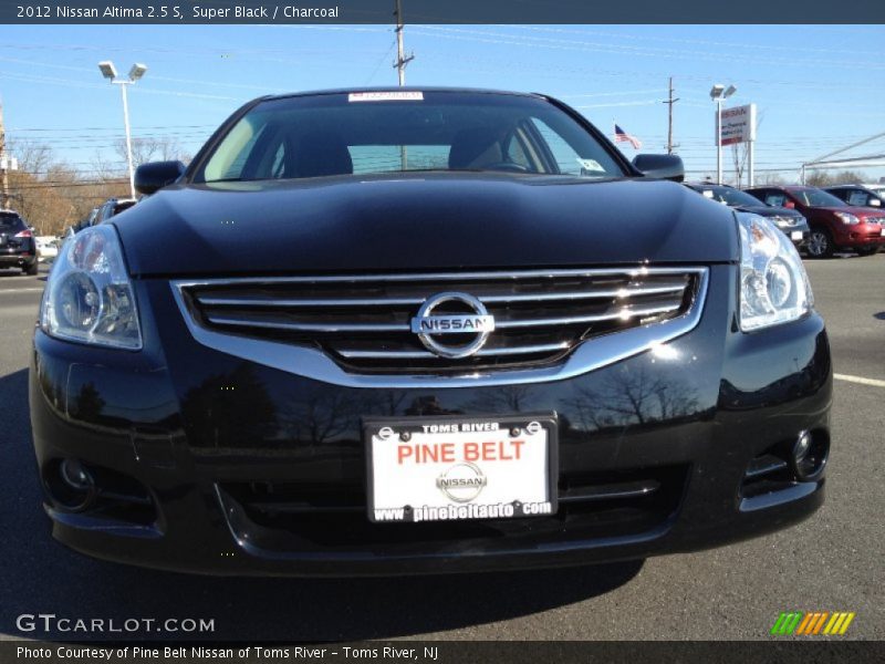Super Black / Charcoal 2012 Nissan Altima 2.5 S