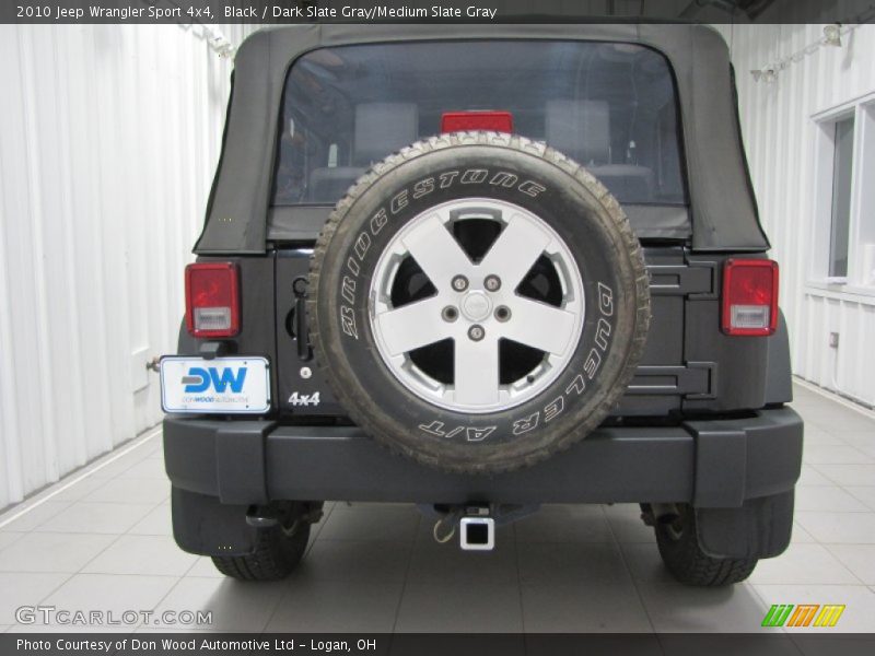 Black / Dark Slate Gray/Medium Slate Gray 2010 Jeep Wrangler Sport 4x4