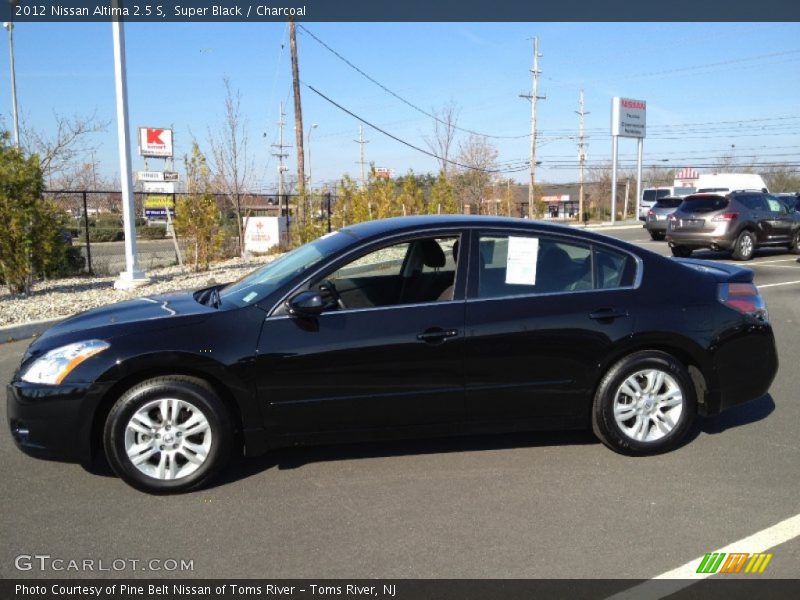 Super Black / Charcoal 2012 Nissan Altima 2.5 S