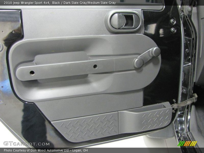 Black / Dark Slate Gray/Medium Slate Gray 2010 Jeep Wrangler Sport 4x4