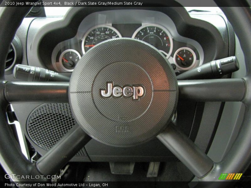 Black / Dark Slate Gray/Medium Slate Gray 2010 Jeep Wrangler Sport 4x4