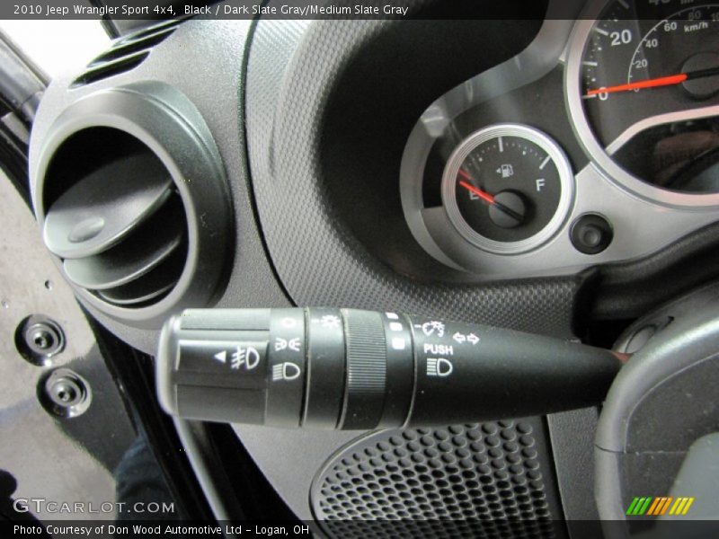 Black / Dark Slate Gray/Medium Slate Gray 2010 Jeep Wrangler Sport 4x4
