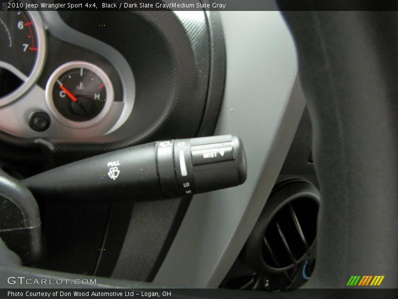 Black / Dark Slate Gray/Medium Slate Gray 2010 Jeep Wrangler Sport 4x4