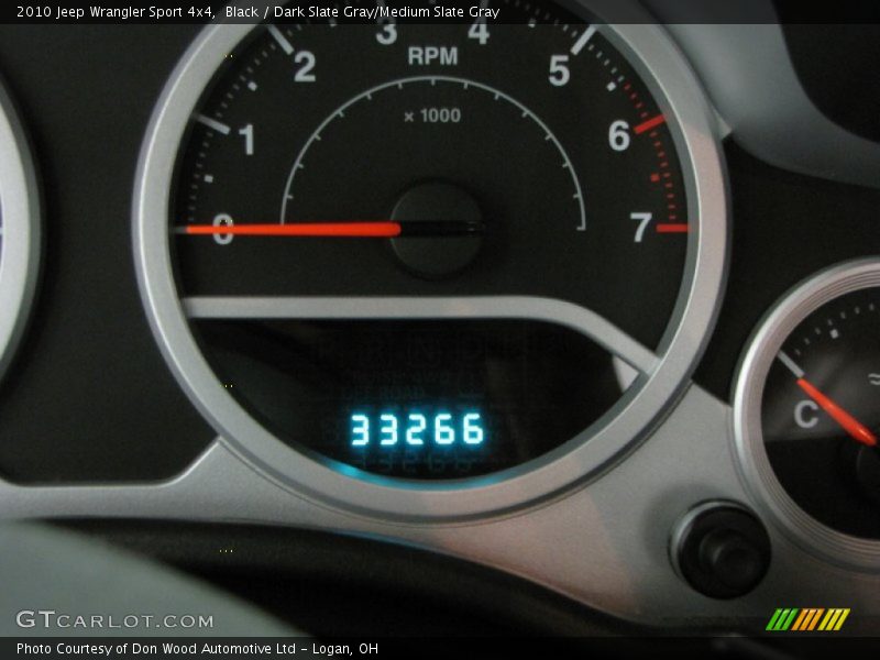 Black / Dark Slate Gray/Medium Slate Gray 2010 Jeep Wrangler Sport 4x4