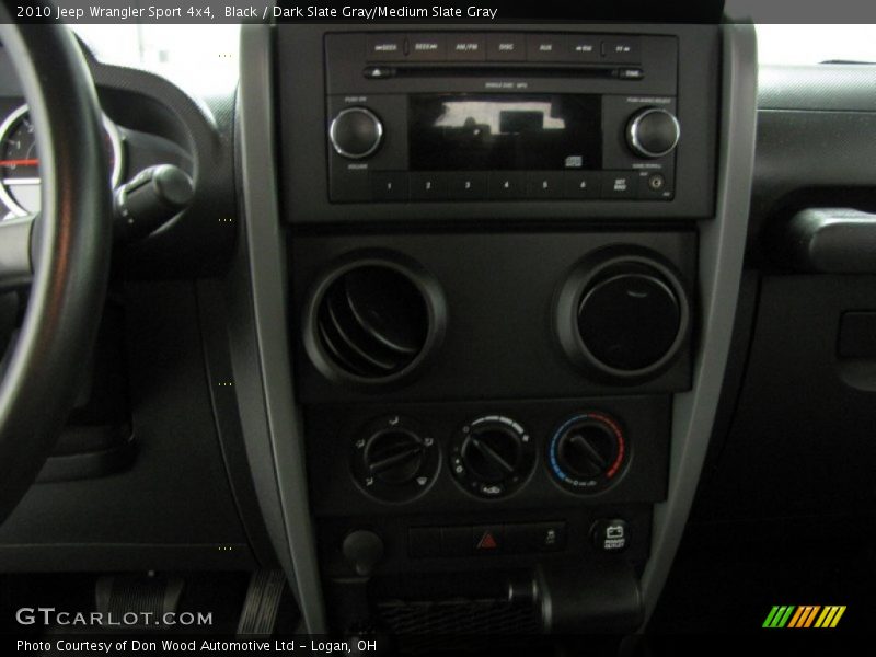Black / Dark Slate Gray/Medium Slate Gray 2010 Jeep Wrangler Sport 4x4