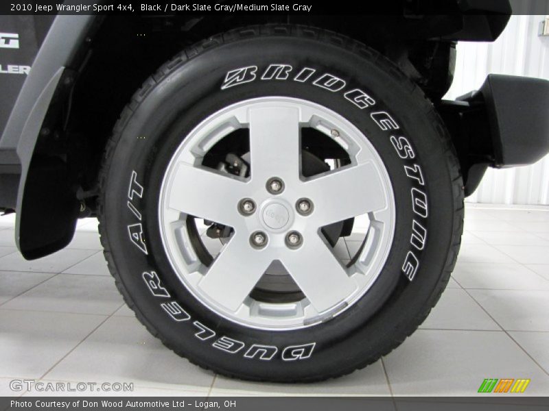 Black / Dark Slate Gray/Medium Slate Gray 2010 Jeep Wrangler Sport 4x4