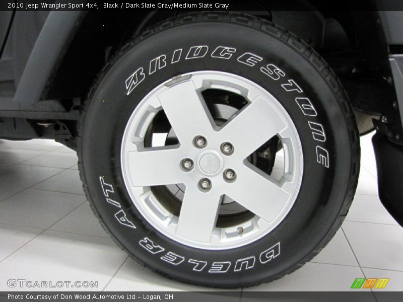 Black / Dark Slate Gray/Medium Slate Gray 2010 Jeep Wrangler Sport 4x4