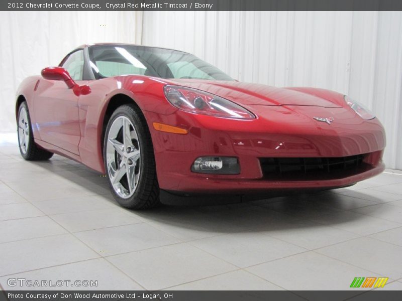 Crystal Red Metallic Tintcoat / Ebony 2012 Chevrolet Corvette Coupe