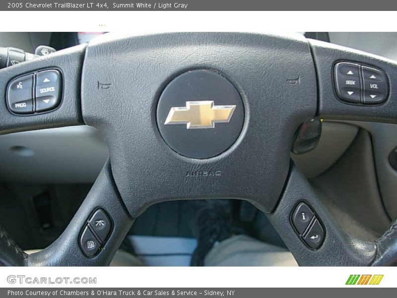 Summit White / Light Gray 2005 Chevrolet TrailBlazer LT 4x4