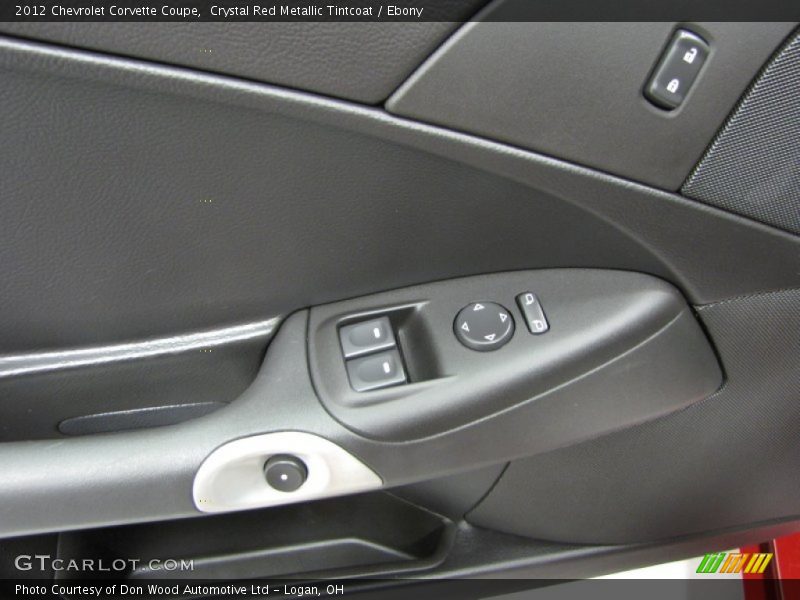 Controls of 2012 Corvette Coupe