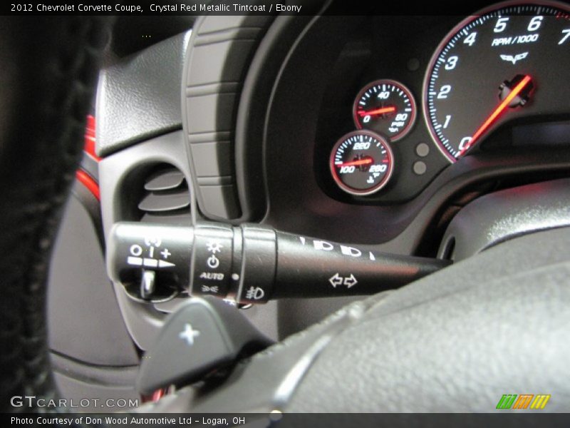 Controls of 2012 Corvette Coupe