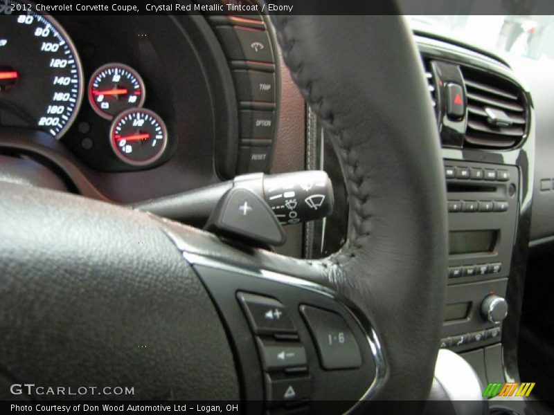Controls of 2012 Corvette Coupe