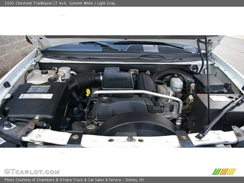 Summit White / Light Gray 2005 Chevrolet TrailBlazer LT 4x4