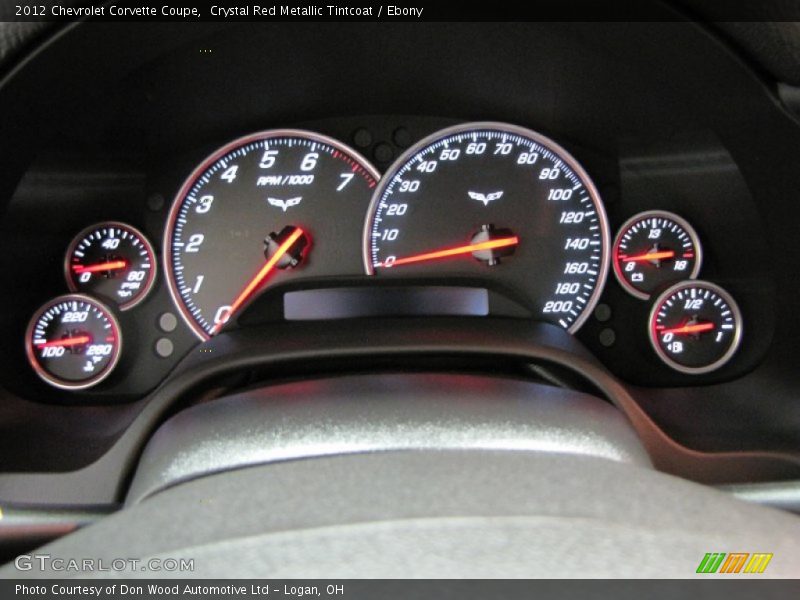  2012 Corvette Coupe Coupe Gauges