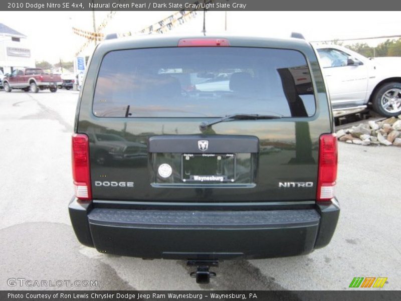 Natural Green Pearl / Dark Slate Gray/Light Slate Gray 2010 Dodge Nitro SE 4x4