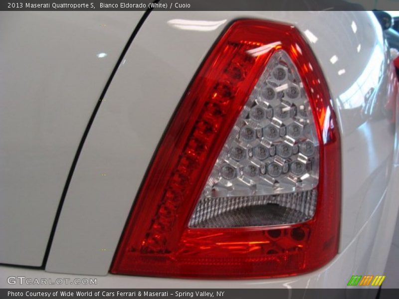 Bianco Eldorado (White) / Cuoio 2013 Maserati Quattroporte S