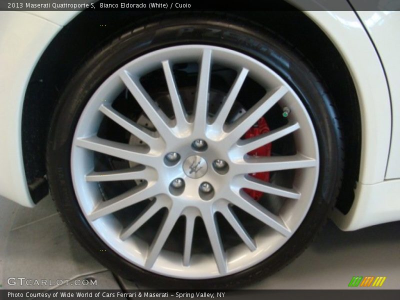 Bianco Eldorado (White) / Cuoio 2013 Maserati Quattroporte S