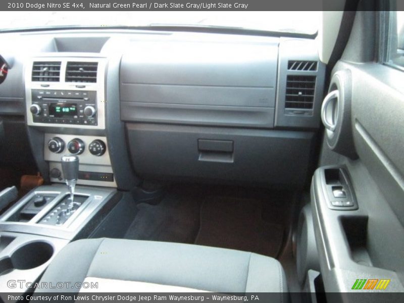 Natural Green Pearl / Dark Slate Gray/Light Slate Gray 2010 Dodge Nitro SE 4x4