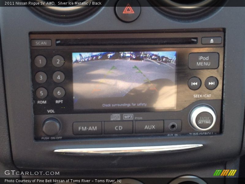Silver Ice Metallic / Black 2011 Nissan Rogue SV AWD