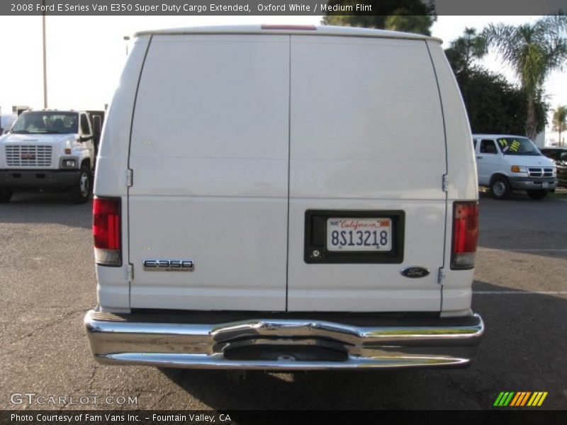 Oxford White / Medium Flint 2008 Ford E Series Van E350 Super Duty Cargo Extended