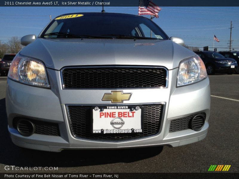 Ice Silver Metallic / Charcoal 2011 Chevrolet Aveo Aveo5 LT