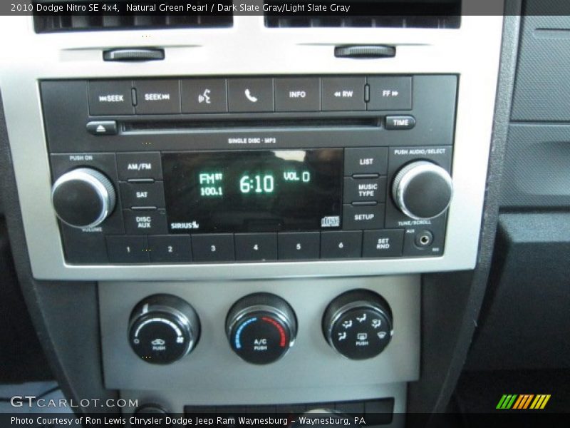 Audio System of 2010 Nitro SE 4x4