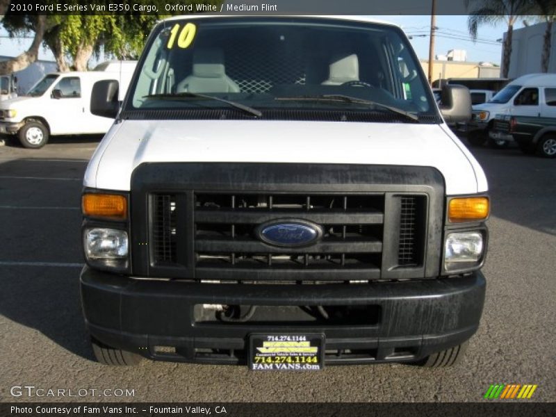 Oxford White / Medium Flint 2010 Ford E Series Van E350 Cargo