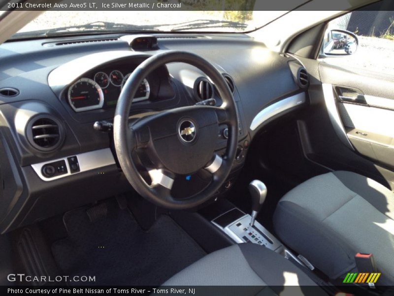 Ice Silver Metallic / Charcoal 2011 Chevrolet Aveo Aveo5 LT