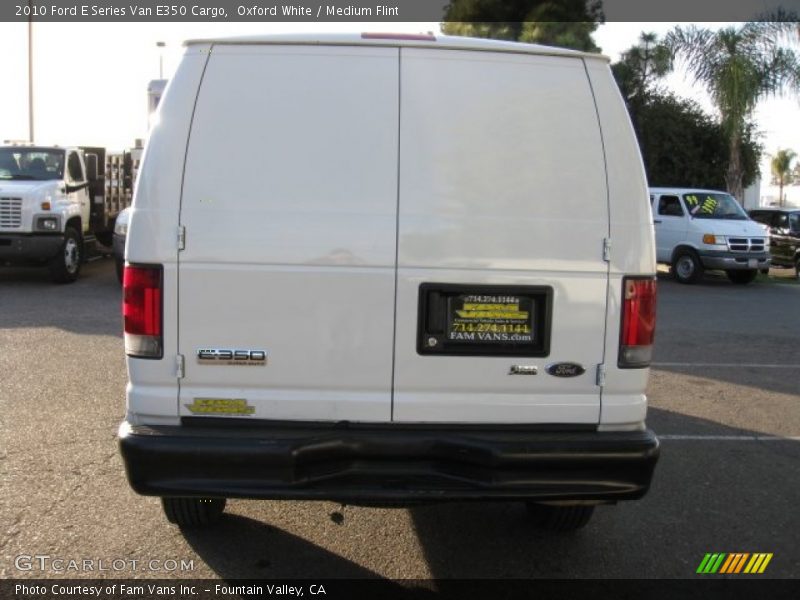 Oxford White / Medium Flint 2010 Ford E Series Van E350 Cargo