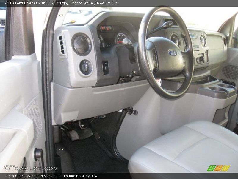 Oxford White / Medium Flint 2010 Ford E Series Van E350 Cargo