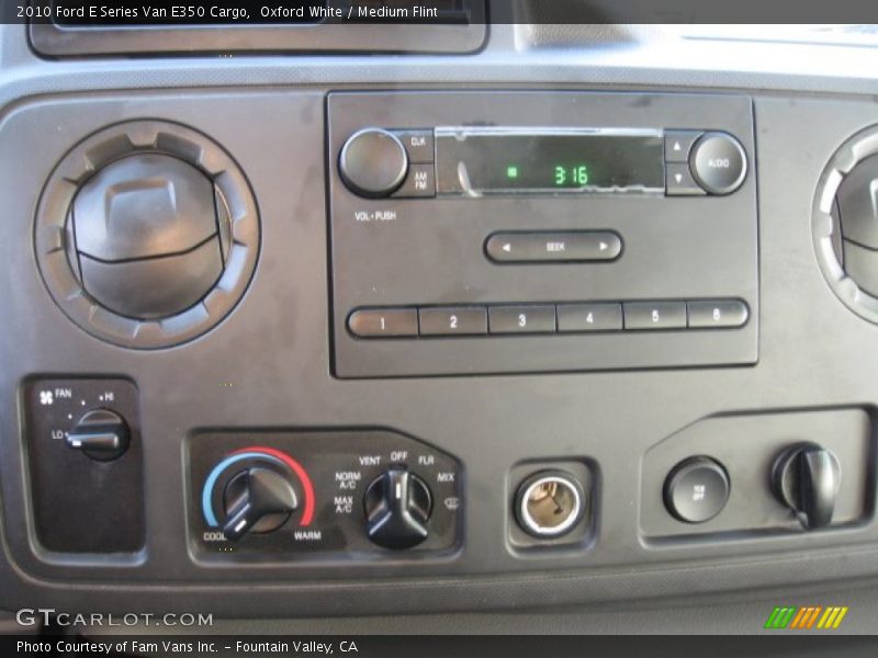 Oxford White / Medium Flint 2010 Ford E Series Van E350 Cargo
