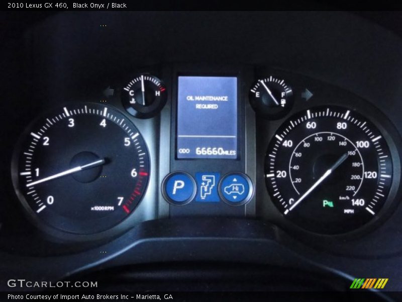  2010 GX 460 460 Gauges