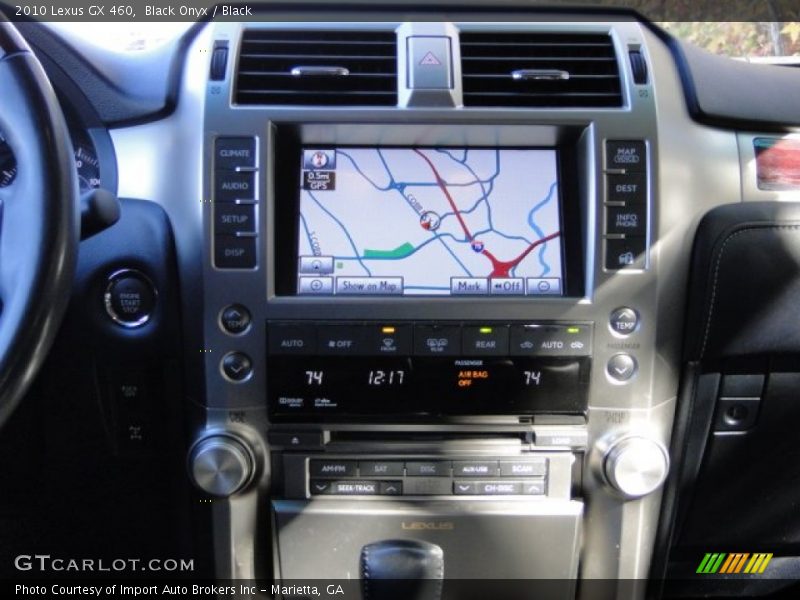 Navigation of 2010 GX 460