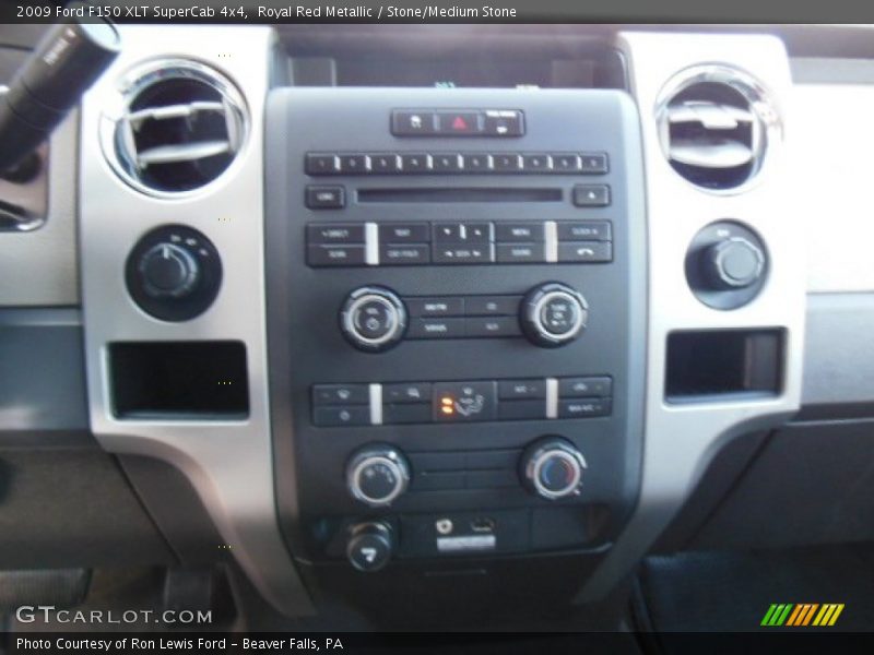 Royal Red Metallic / Stone/Medium Stone 2009 Ford F150 XLT SuperCab 4x4