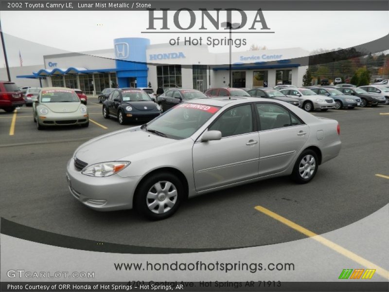 Lunar Mist Metallic / Stone 2002 Toyota Camry LE