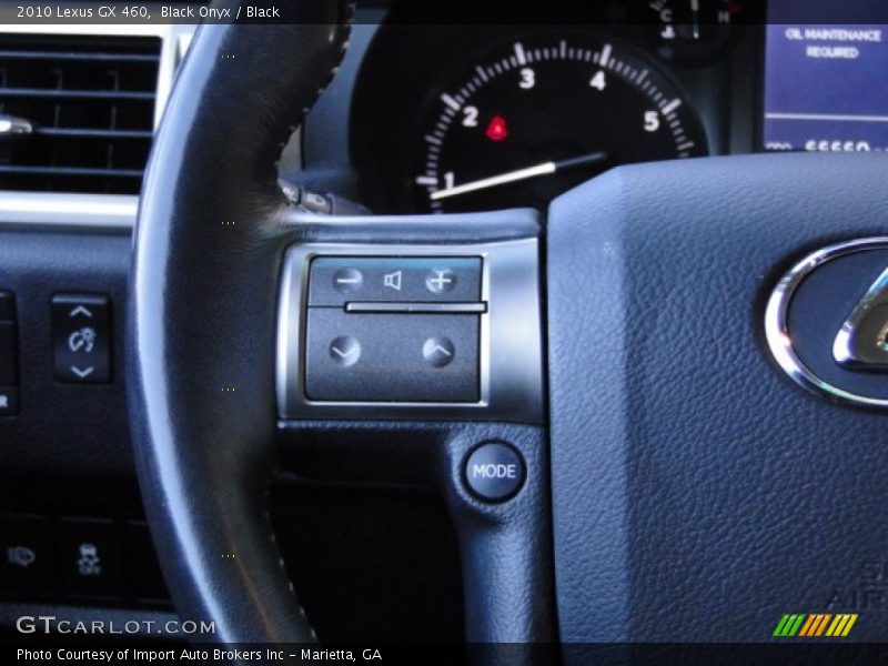 Controls of 2010 GX 460