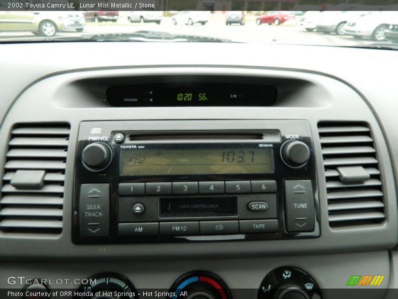 Audio System of 2002 Camry LE