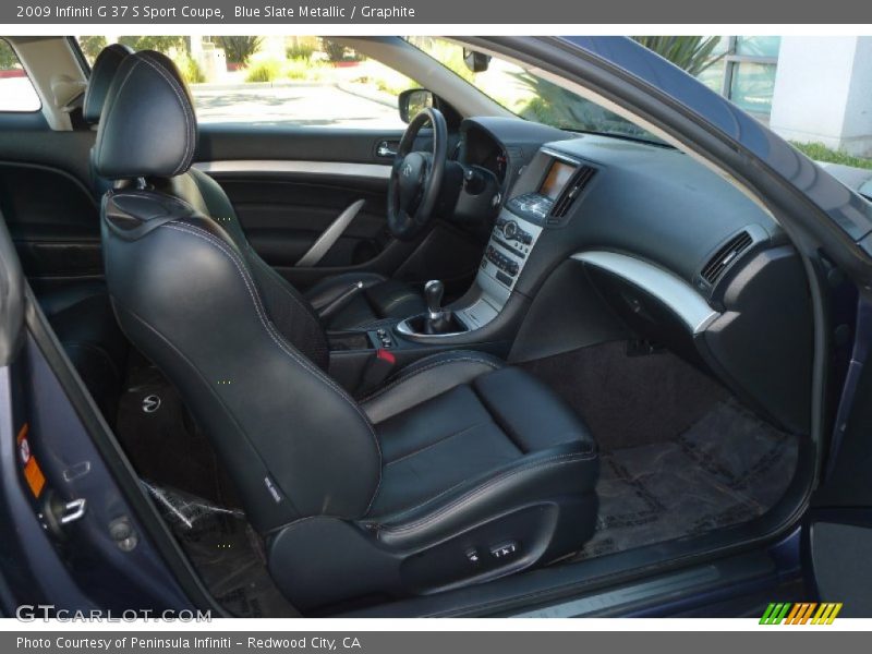 Blue Slate Metallic / Graphite 2009 Infiniti G 37 S Sport Coupe