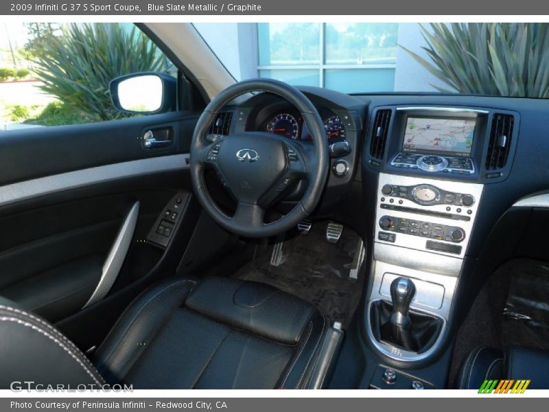 Blue Slate Metallic / Graphite 2009 Infiniti G 37 S Sport Coupe