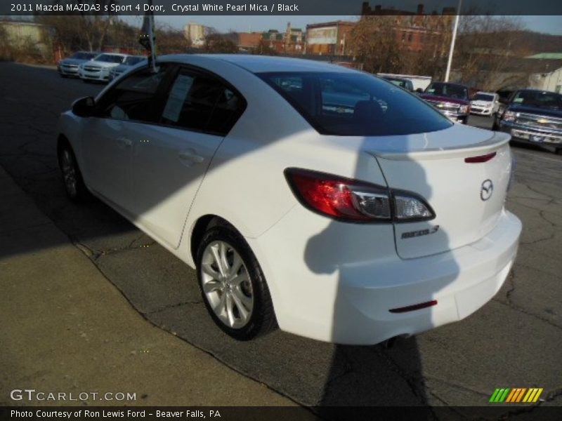 Crystal White Pearl Mica / Black 2011 Mazda MAZDA3 s Sport 4 Door